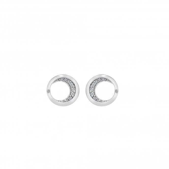 Sterling Silver Celestial Stud Earrings DE686Hot DiamondsDE686