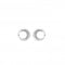 Sterling Silver Celestial Stud Earrings DE686Hot DiamondsDE686