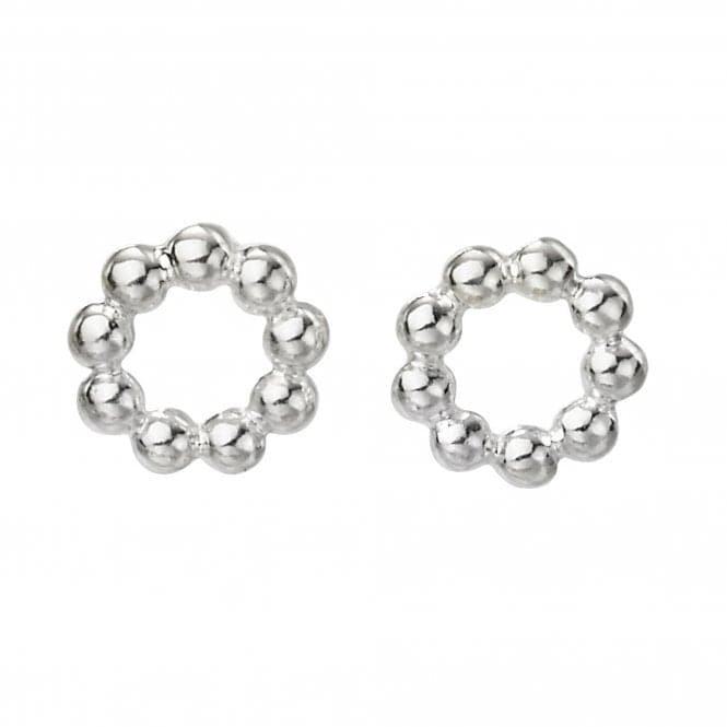 Sterling Silver Circle Ball Earrings E5855BeginningsE5855