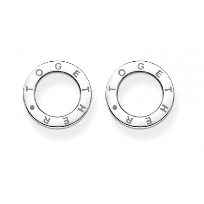 Sterling Silver Circles Together Ear Studs H1946 - 001 - 12Thomas Sabo Sterling SilverH1946 - 001 - 12