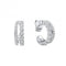 Sterling Silver Clear Cubic Zirconia Earrings E6405DiamonfireE6405