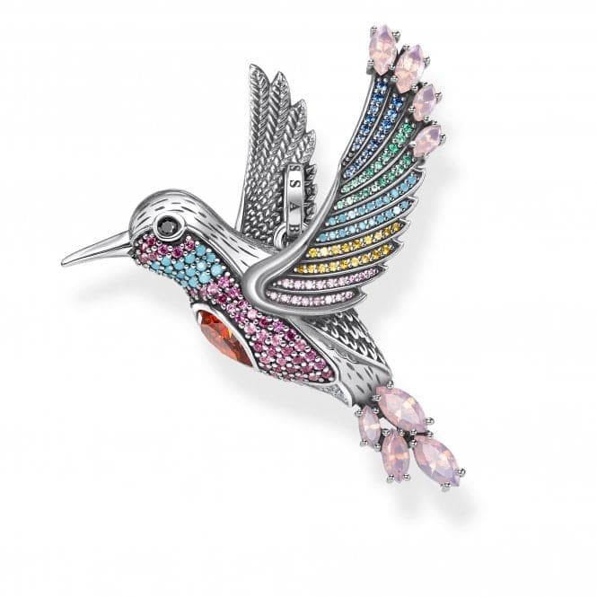 Sterling Silver Colourful Hummingbird Pendant PE875 - 342 - 7Thomas Sabo Sterling SilverPE875 - 342 - 7