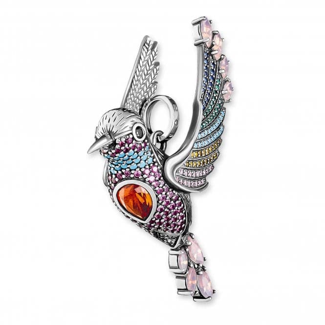 Sterling Silver Colourful Hummingbird Pendant PE875 - 342 - 7Thomas Sabo Sterling SilverPE875 - 342 - 7