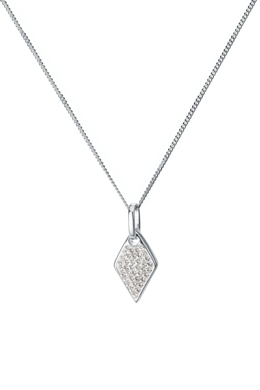 Sterling Silver Crystal & MOP PendantThe Fine CollectiveBA0064049