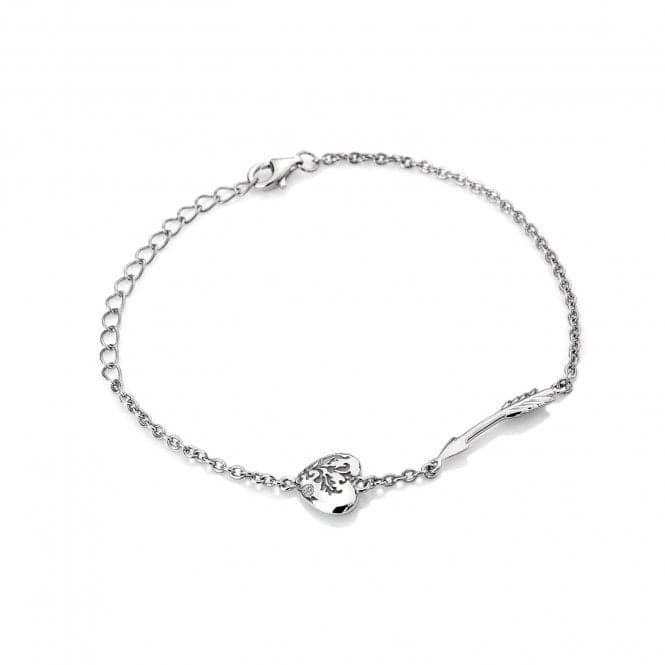 Sterling Silver Cupid Bracelet DL597Hot DiamondsDL597