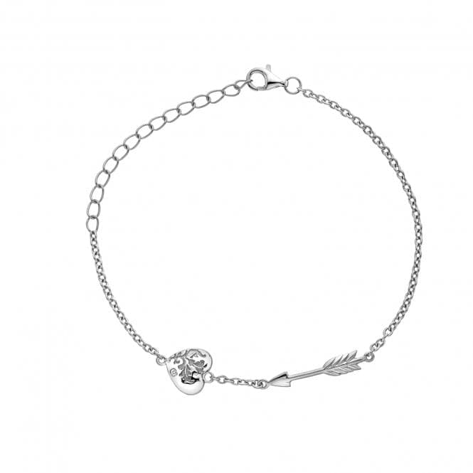 Sterling Silver Cupid Bracelet DL597Hot DiamondsDL597