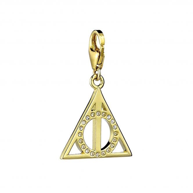 Sterling Silver Deathly Hallows Gold Plated Clip CharmHarry PotterHPGSC02