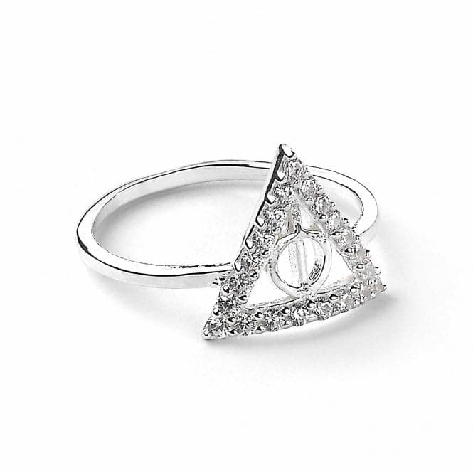 Sterling Silver Deathly Hallows RingHarry PotterBHPSR002 - L