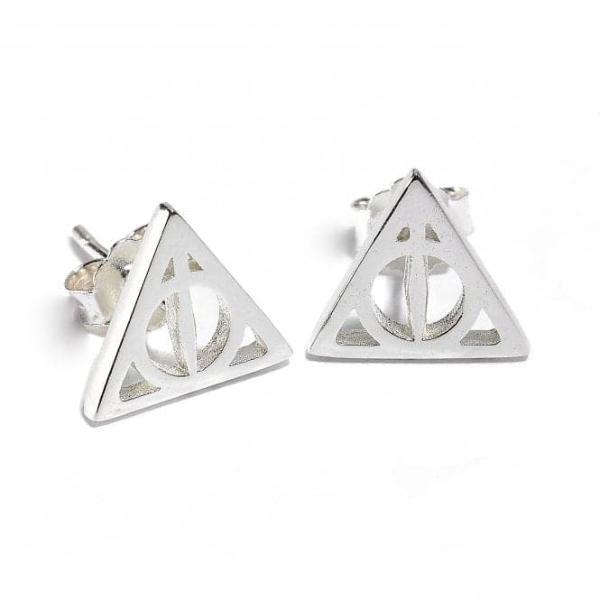 Sterling Silver Deathly Hallows Stud EarringsHarry PotterSE0054