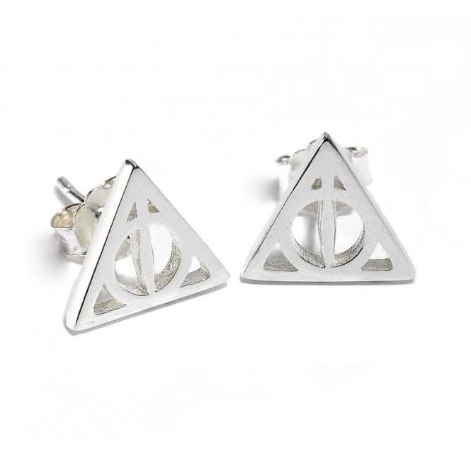 Sterling Silver Deathly Hallows Stud EarringsHarry PotterSE0054