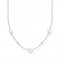 Sterling Silver Delicate Pearl Necklace KE2120 - 167 - 14 - L45VThomas Sabo Charm Club CharmingKE2120 - 167 - 14 - L45V