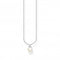 Sterling Silver Delicate Pearl Necklace KE2121 - 167 - 14 - L45VThomas Sabo Charm Club CharmingKE2121 - 167 - 14 - L45V