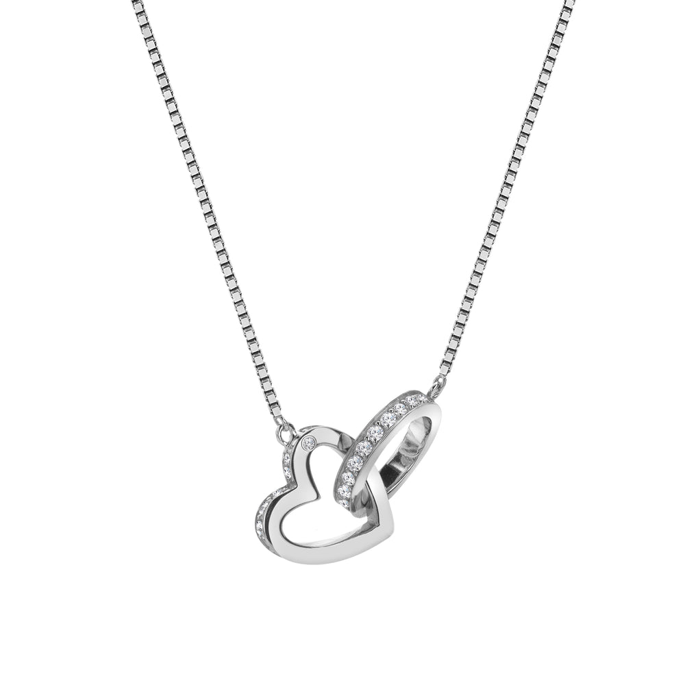 Sterling Silver Devotion Necklace Necklace DN204Hot DiamondsDN204