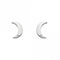 Sterling Silver Diamond Amulets Crescent Earrings DE588Hot DiamondsDE588