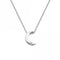 Sterling Silver Diamond Amulets Crescent Pendant DP723Hot DiamondsDP723