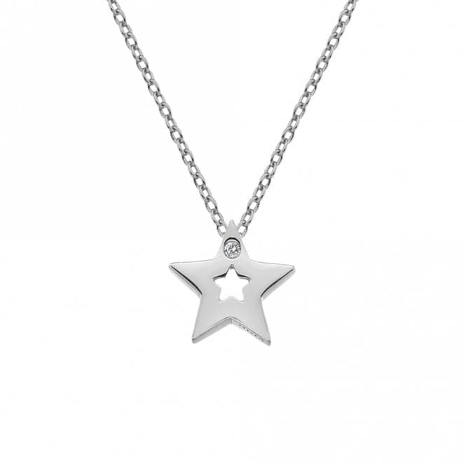 Sterling Silver Diamond Amulets Star Pendant DP722Hot DiamondsDP722