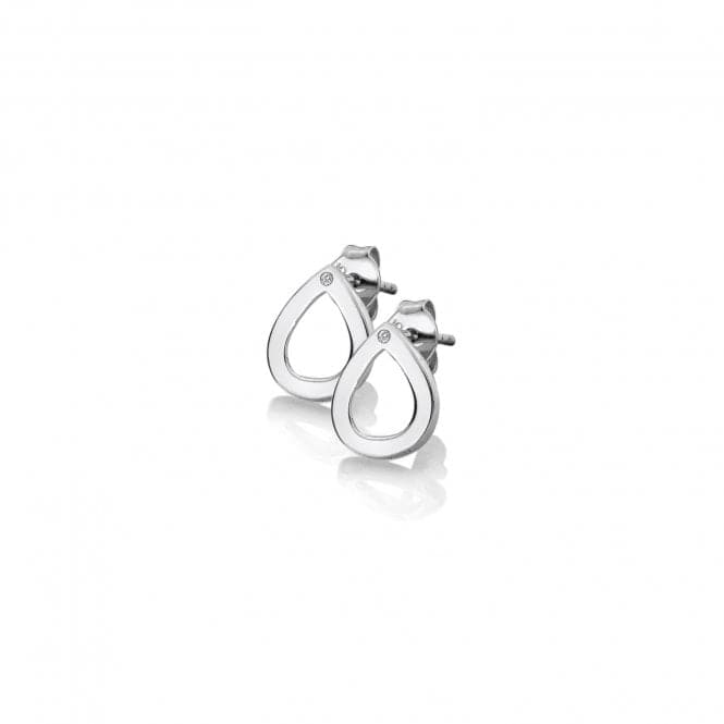Sterling Silver Diamond Amulets Teardrop Earrings DE615Hot DiamondsDE615