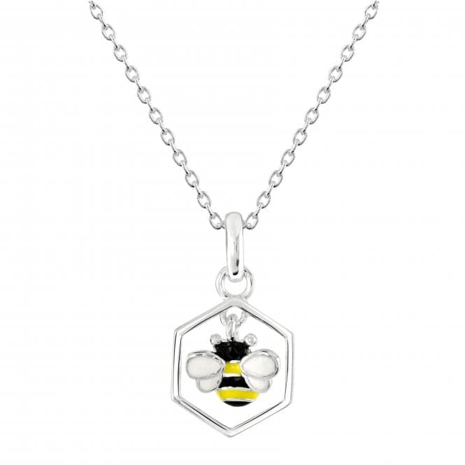 Sterling Silver Dinky Bee and Combe Pendant 9558MEDew9558ME028