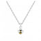 Sterling Silver Dinky Bee Enamel Pendant 9559MEDew9559ME