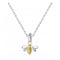 Sterling Silver Dinky Bee Gold Plate Pendant 9465GDDew9465GD