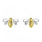 Sterling Silver Dinky Bee Gold Plate Stud Earrings 4465GDDew4465GD