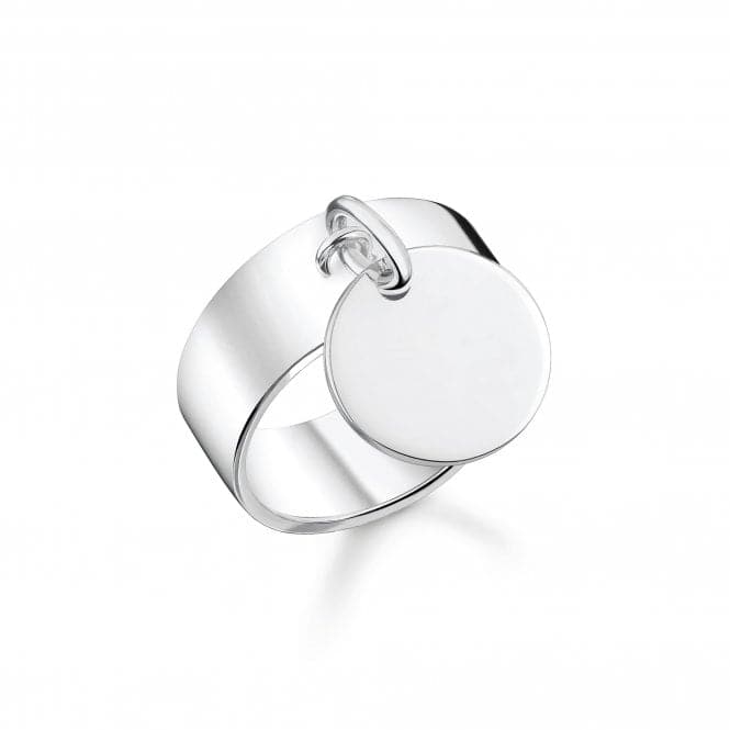 Sterling Silver Disc Ring TR2365 - 637 - 21Thomas Sabo Sterling SilverTR2365 - 637 - 21 - 48