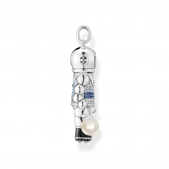 Sterling Silver Diver Pearl And Blue Stones Pendant PE933 - 516 - 7Thomas Sabo Sterling SilverPE933 - 516 - 7