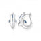 Sterling Silver Dolphin Blue Stones Hoop Earrings CR688 - 644 - 1Thomas Sabo Sterling SilverCR688 - 644 - 1