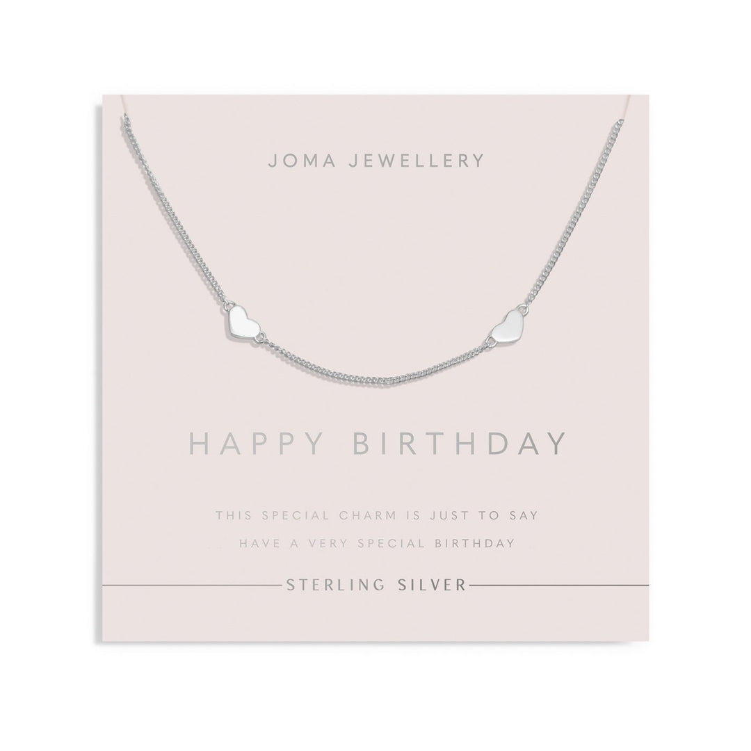 Sterling Silver Double Heart Necklace JJS0129Joma JewelleryJJS0129