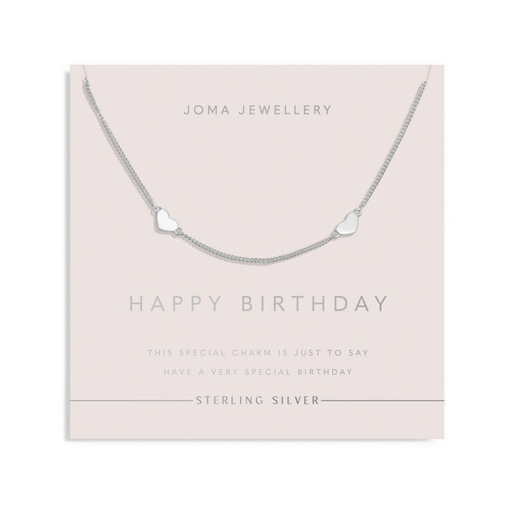 Sterling Silver Double Heart Necklace JJS0129Joma JewelleryJJS0129