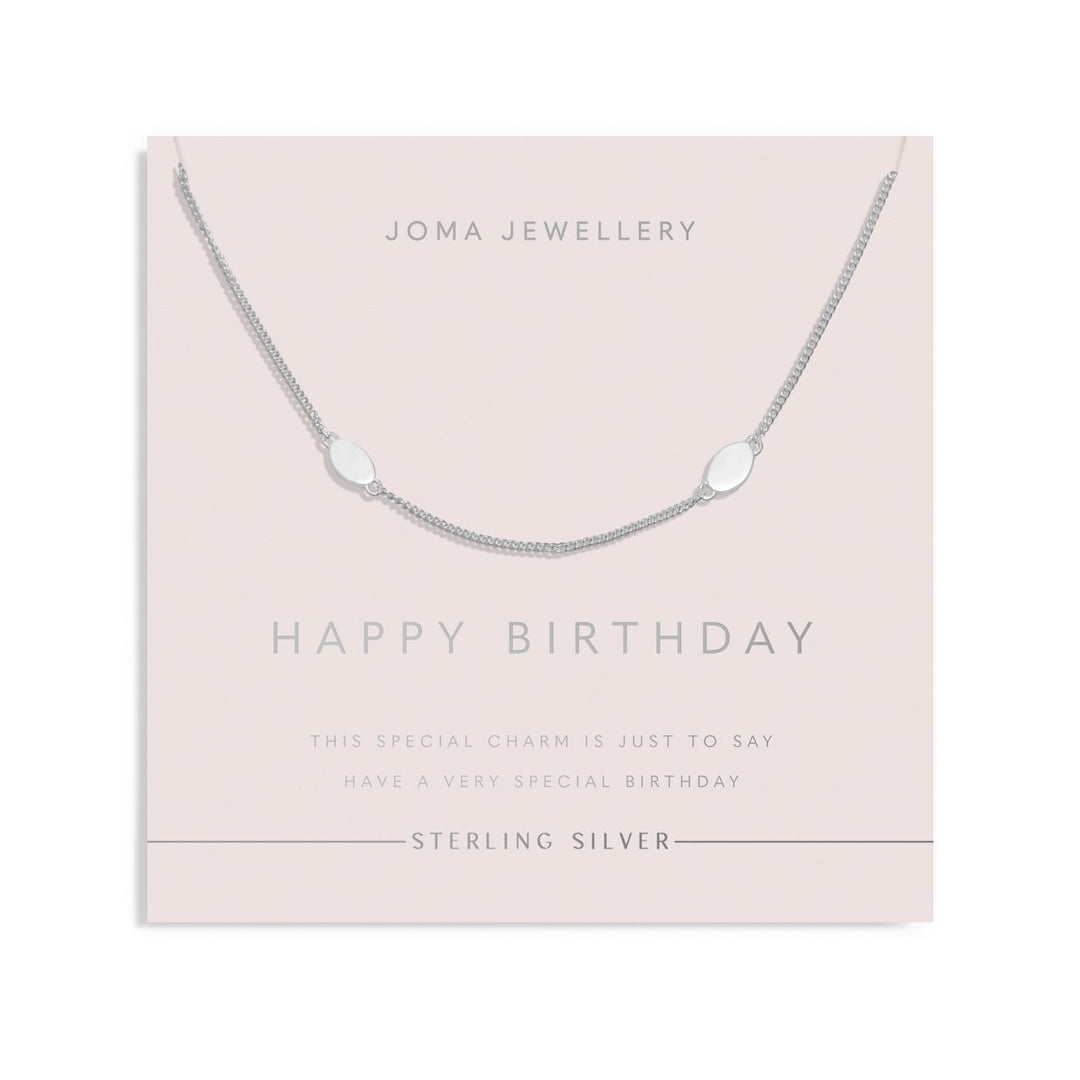 Sterling Silver Double Oval Necklace JJS0135Joma JewelleryJJS0135