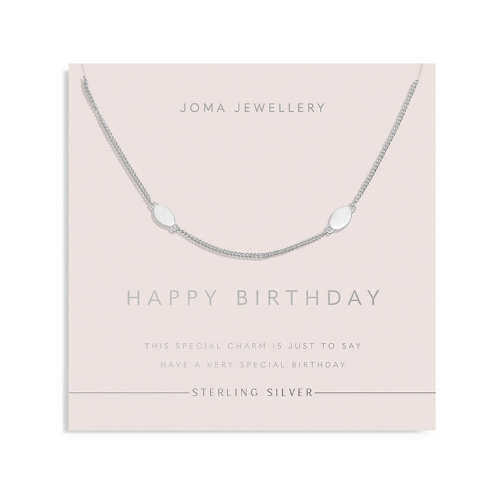 Sterling Silver Double Oval Necklace JJS0135Joma JewelleryJJS0135