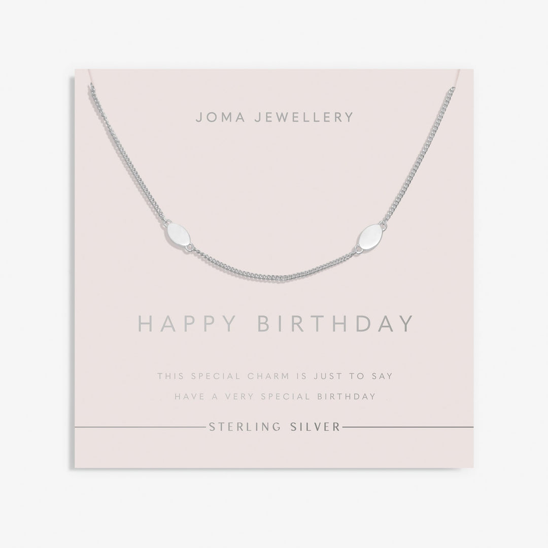 Sterling Silver Double Oval Necklace JJS0135Joma JewelleryJJS0135