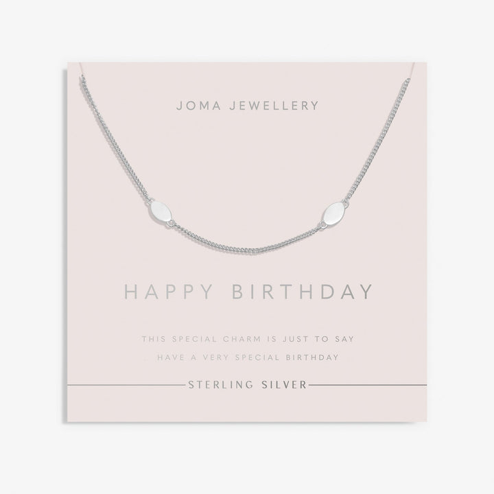 Sterling Silver Double Oval Necklace JJS0135Joma JewelleryJJS0135