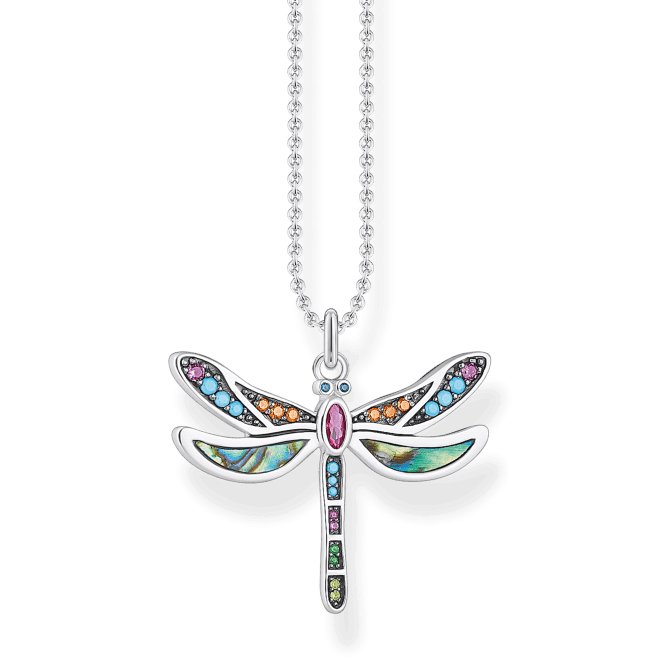 Sterling Silver Dragonfly Necklace KE1970 - 964 - 7 - L42VThomas Sabo Sterling SilverKE1970 - 964 - 7 - L42V