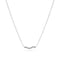 Sterling Silver Ellera Waves Necklace SJ - N3859 - CZSif JakobsSJ - N3859 - CZ