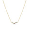 Sterling Silver Ellera Waves Necklace SJ - N3859 - XCZ - YGSif JakobsSJ - N3859 - XCZ - YG