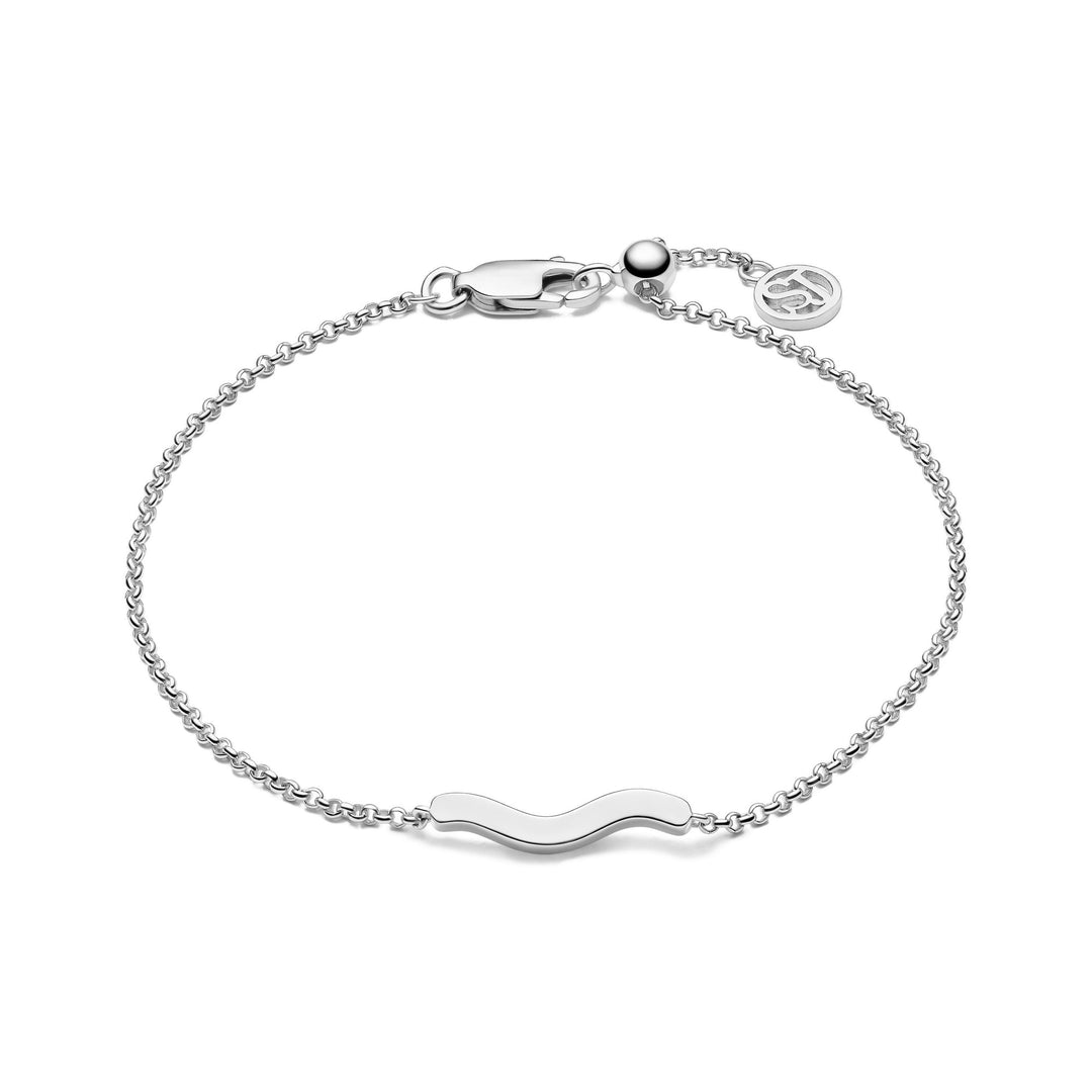 Sterling Silver Ellera Waves Pianura Bracelet SJ - B3859Sif JakobsSJ - B3859