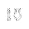 Sterling Silver Ellera Waves Pianura Medio Earrings SJ - E3859Sif JakobsSJ - E3859
