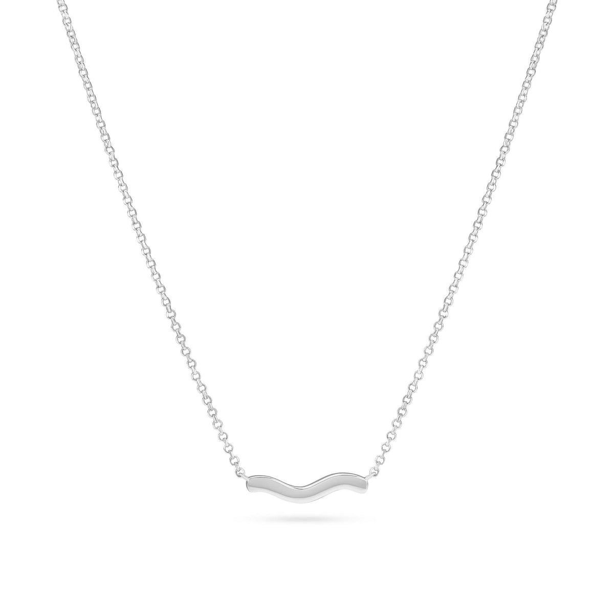Sterling Silver Ellera Waves Pianura Necklace SJ - N3859Sif JakobsSJ - N3859