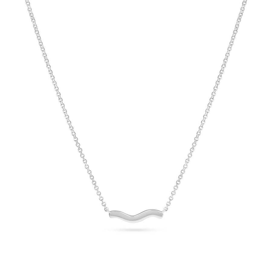 Sterling Silver Ellera Waves Pianura Necklace SJ - N3859Sif JakobsSJ - N3859