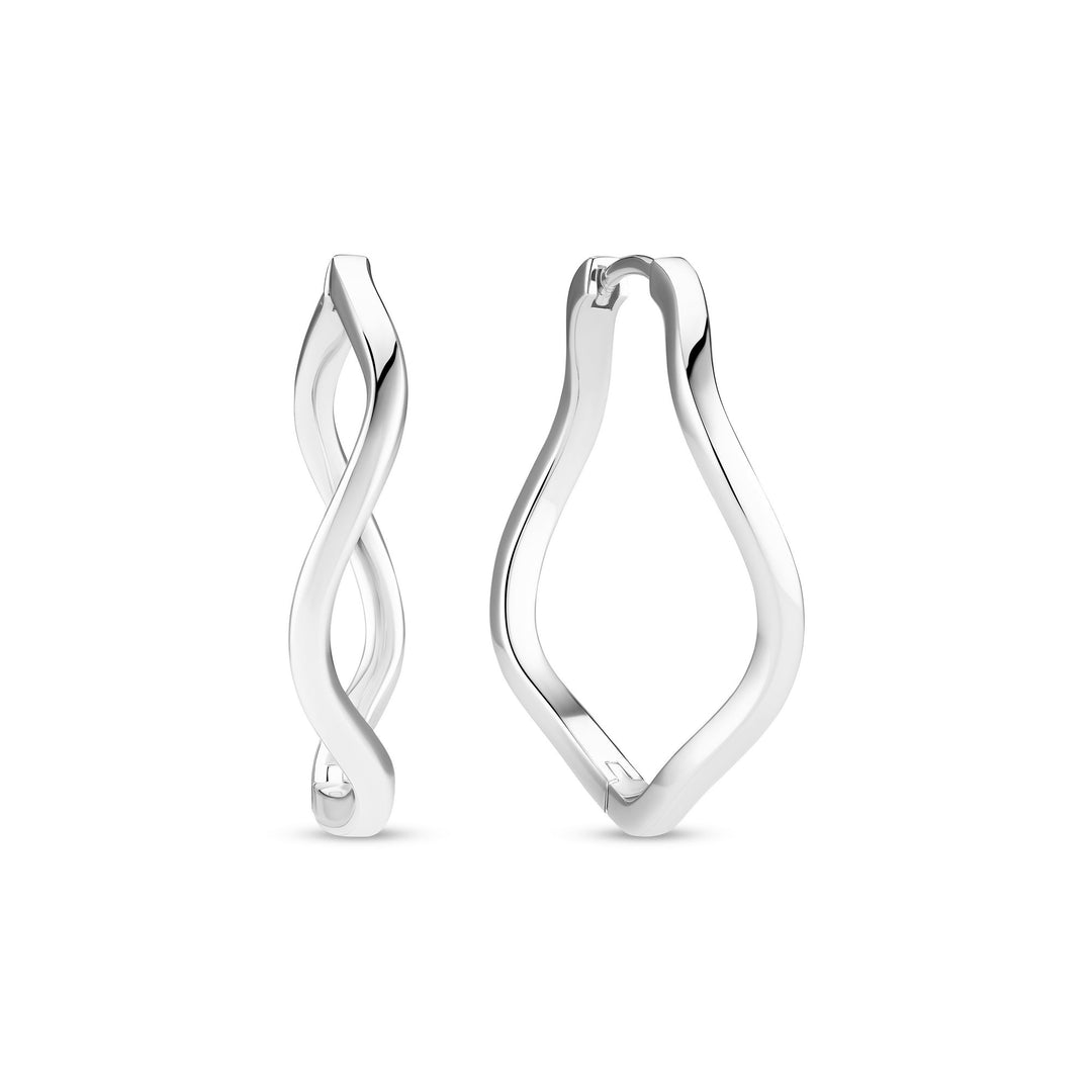 Sterling Silver Ellera Waves Pianura X - Grande Earrings SJ - E3879Sif JakobsSJ - E3879