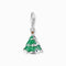 Sterling Silver Enamel Christmas Tree Charm 2198 - 390 - 7Thomas Sabo Charm Club Charmista2198 - 390 - 7