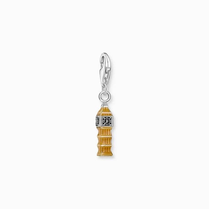 Sterling Silver Enamel LONDON Big Ben Charm 2121 - 691 - 19Thomas Sabo Charm Club Charmista2121 - 691 - 19