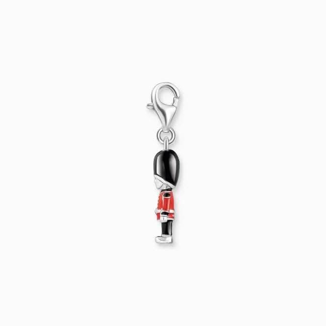 Sterling Silver Enamel LONDON Royal Guard Charm 2122-007-7