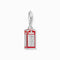Sterling Silver Enamel LONDON Telephone Box Charm 2120 - 041 - 10Thomas Sabo Charm Club Charmista2120 - 041 - 10