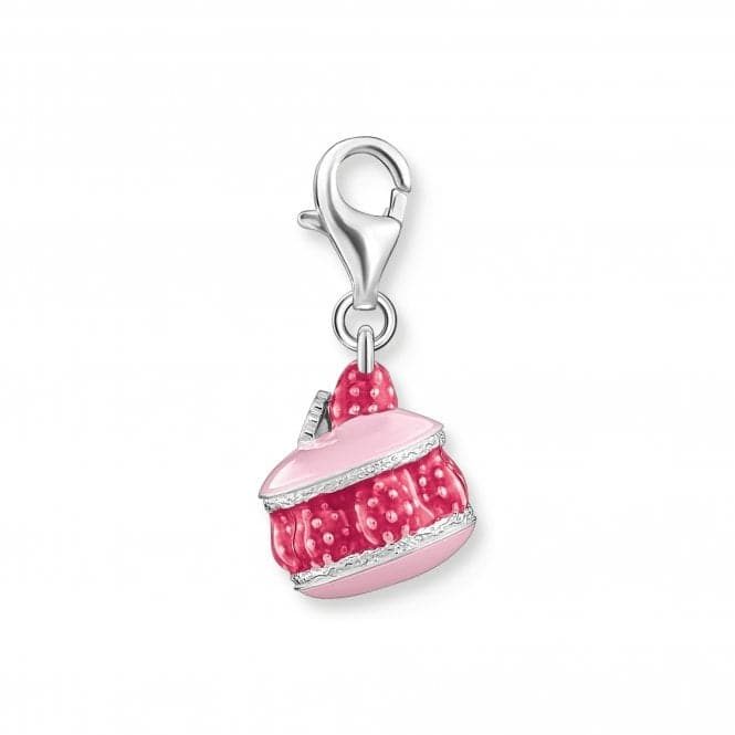 Sterling Silver Enamel Pink Raspberry Macron Charm 2080 - 007 - 9Thomas Sabo Charm Club Charmista2080 - 007 - 9