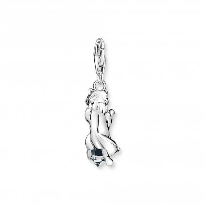 Sterling Silver Enamel Quartz Zirconia Fox Charm 1901 - 129 - 7Thomas Sabo Charm Club1901 - 129 - 7