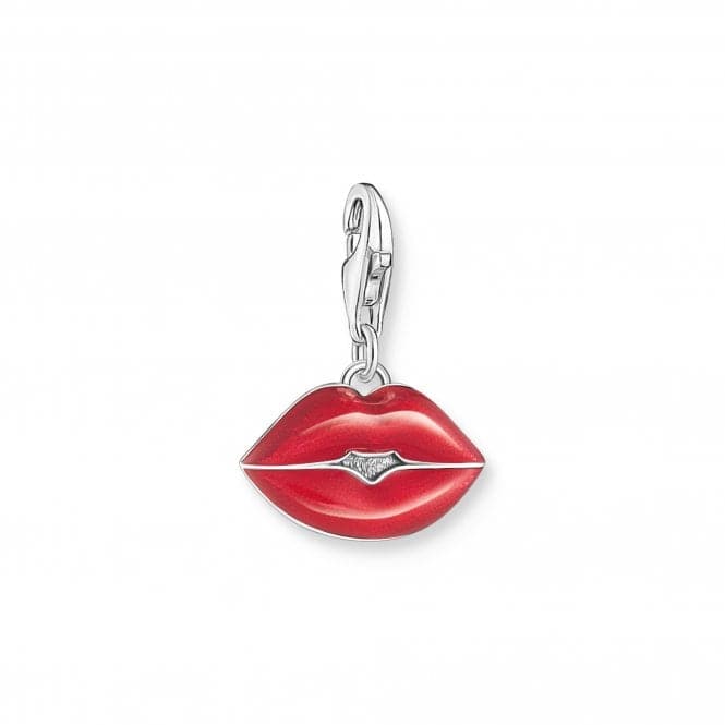 Sterling Silver Enamel Red Kissable Lips Charm 2068 - 664 - 10Thomas Sabo Charm Club Charmista2068 - 664 - 10