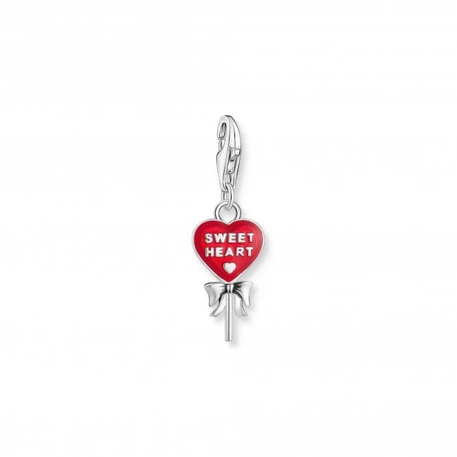 Sterling Silver Enamel Red Lollipop - Heart Charm 2072 - 664 - 10Thomas Sabo Charm Club Charmista2072 - 664 - 10